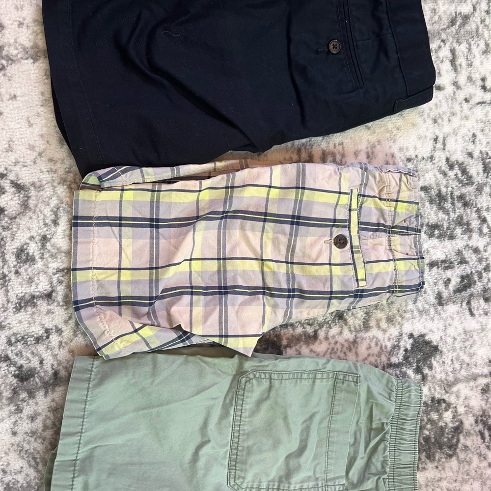 Boys Shorts Size 8  - Shorts Bundle (3) - Cat&Jack, Lands End, Arizona Jeans